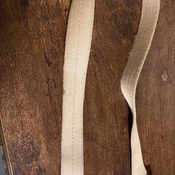 Authentic Coach Legacy Signature Stripe Swingpack Crossbody Bag Khaki Pink - Picture 8 of 17